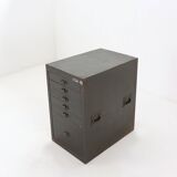 Forest green metal Military filing Cabinet or Chest of Drawers, 1956