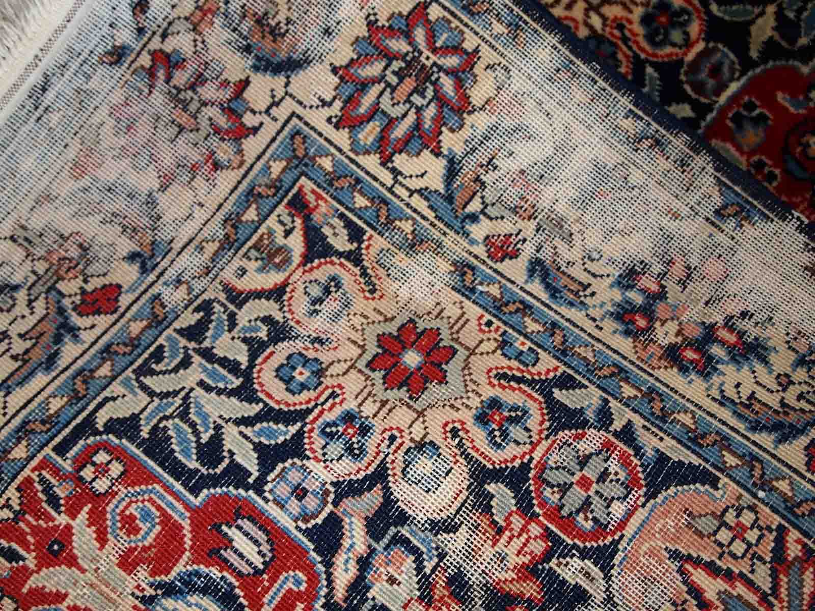 Persian Carpet Tabriz handmade 71cm x 140cm 1950