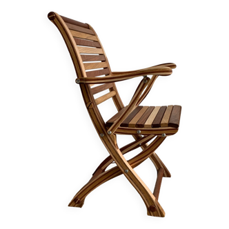 Wooden folding chair