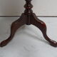 Table d'appoint ronde en acajou vintage