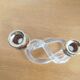 Dorothy Thorpe "Pretzel" candlestick in lucite and gilded brass 70s
