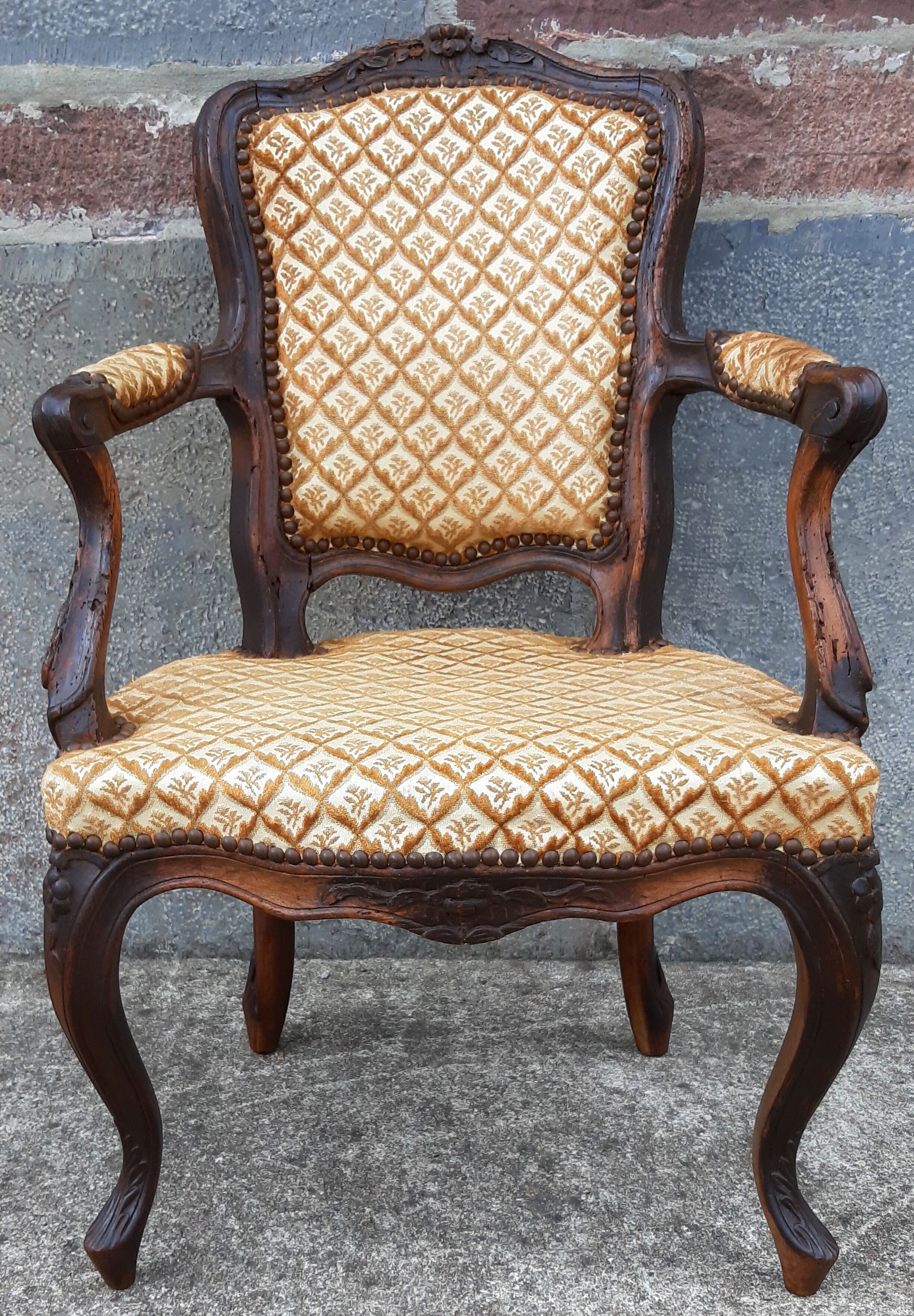 Louis XV Cabriolet armchair