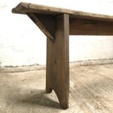 Banc de ferme  ancien 231cm