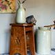 Tabouret art-populaire vintage