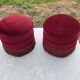Pair of poufs