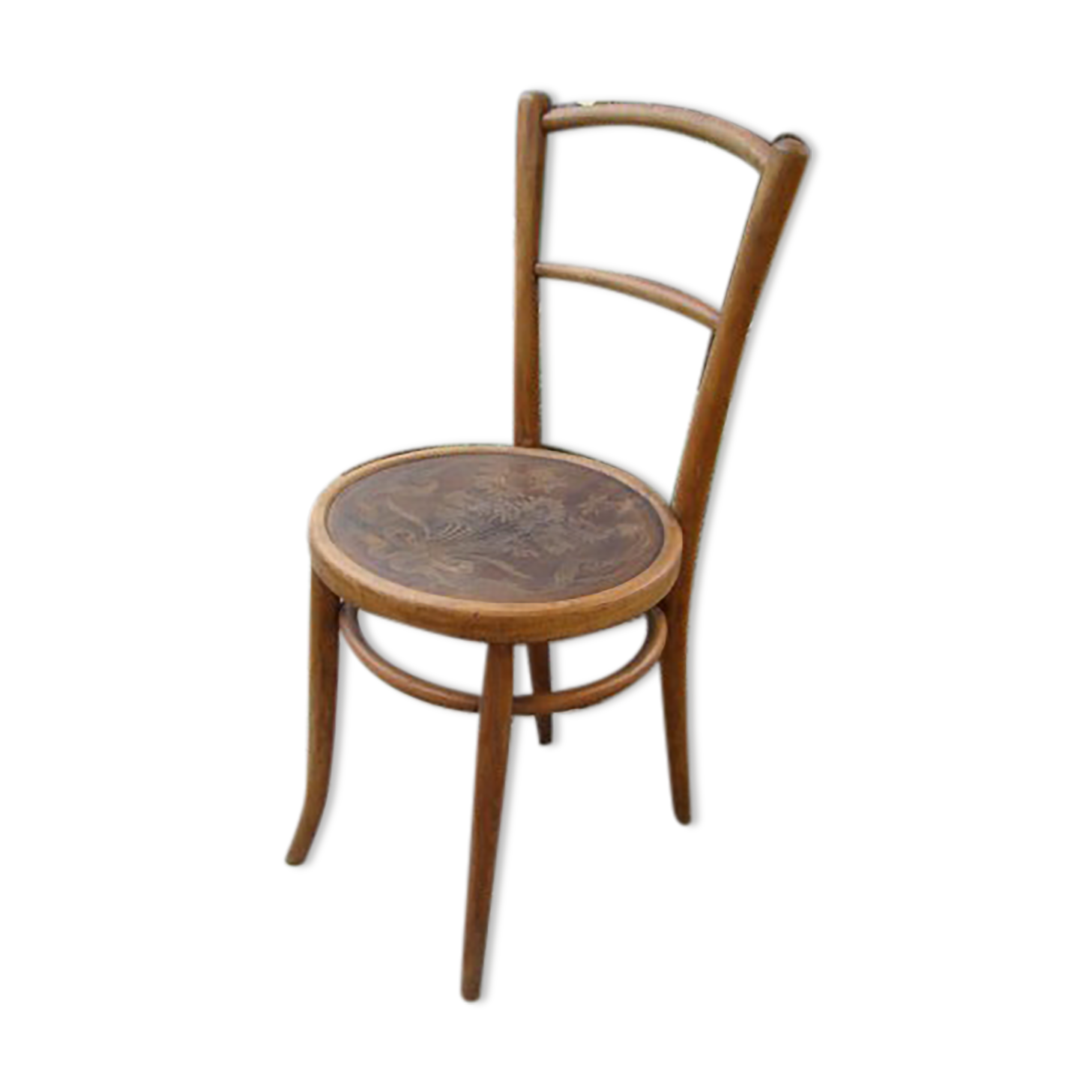 Chaise bistrot art nouveau ancienne