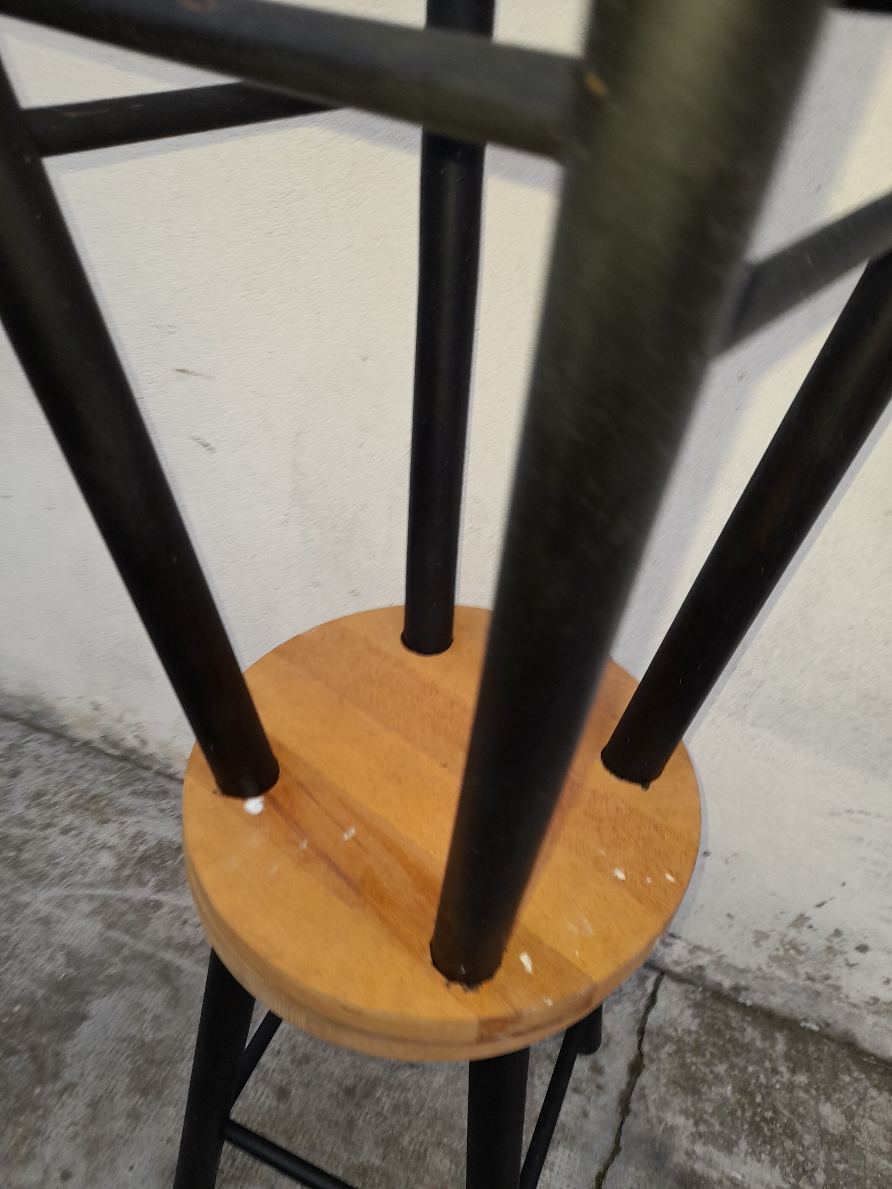 Pair of wooden stools