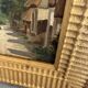 Small oil painting J.Poy 1900