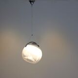 Chrome and frosted glass suspensions by AV Mazzega