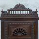 Breton style bonnetière wardrobe in natural wood
