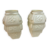 Pair of Muller vases