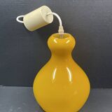 Orange opaline chandelier circa 1970