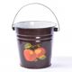 Vintage enameled bucket