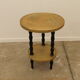 Art deco wood and brass side table 1930s