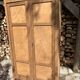Parisian-style wardrobe, renovated wood