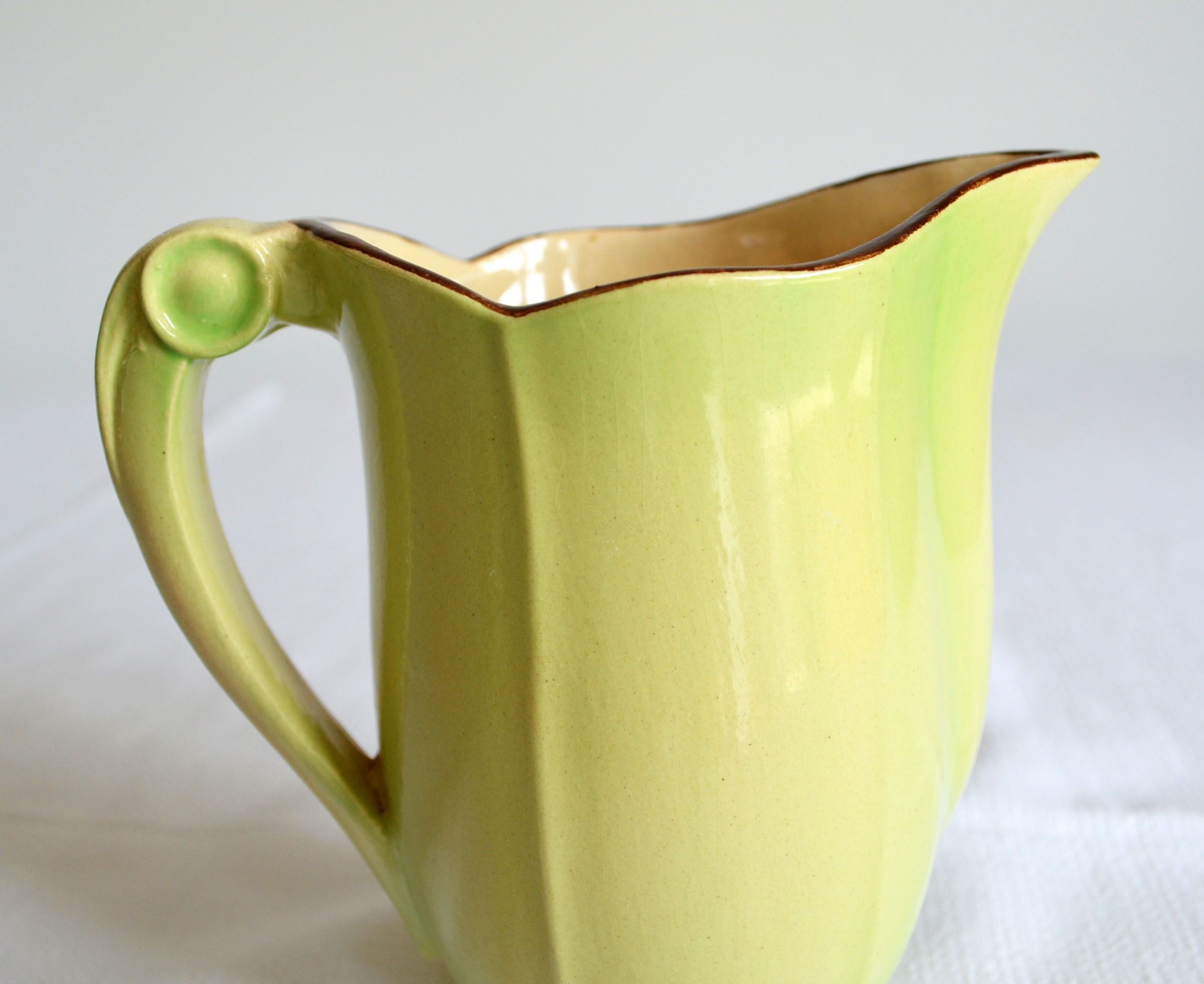 Niderviller art nouveau milk pot