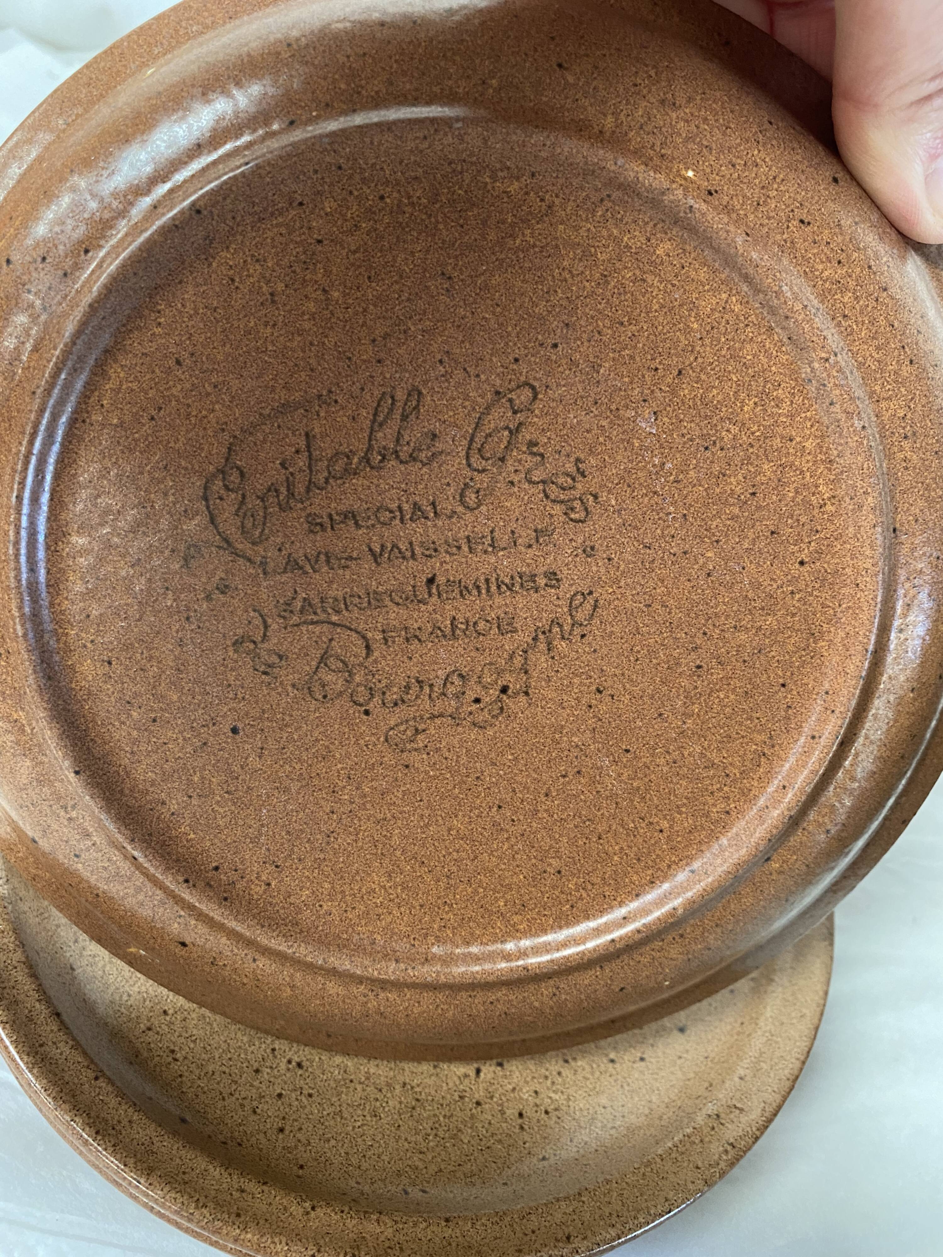 Set of 6 dessert plates Sarreguemines