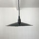 Black metal lampshade suspension