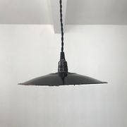 Suspension abat-jour en métal noir
