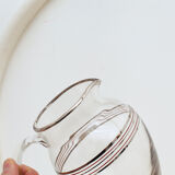 Carafe with mirror and red lisers