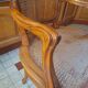 Fauteuil louis XV bois et cannage