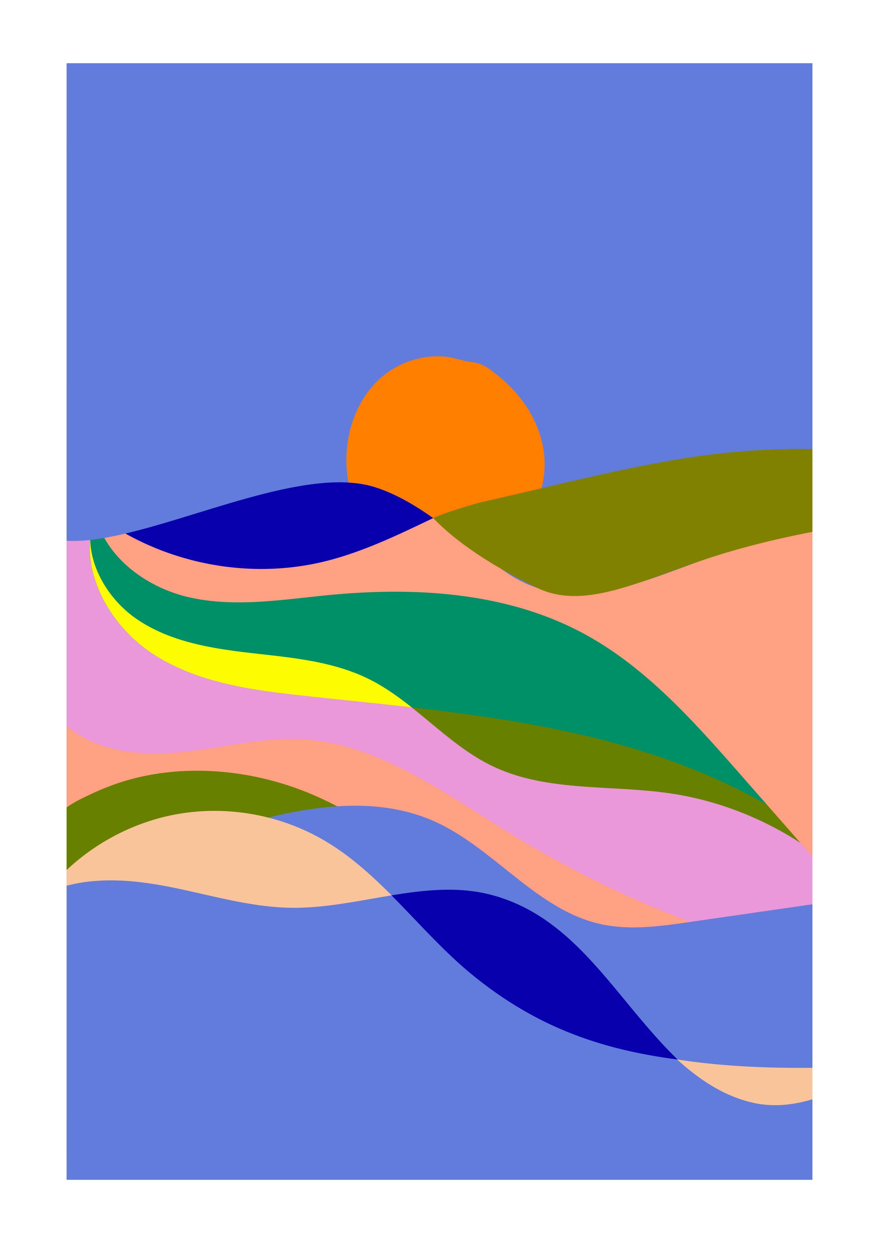 The Waves - Illustration A4