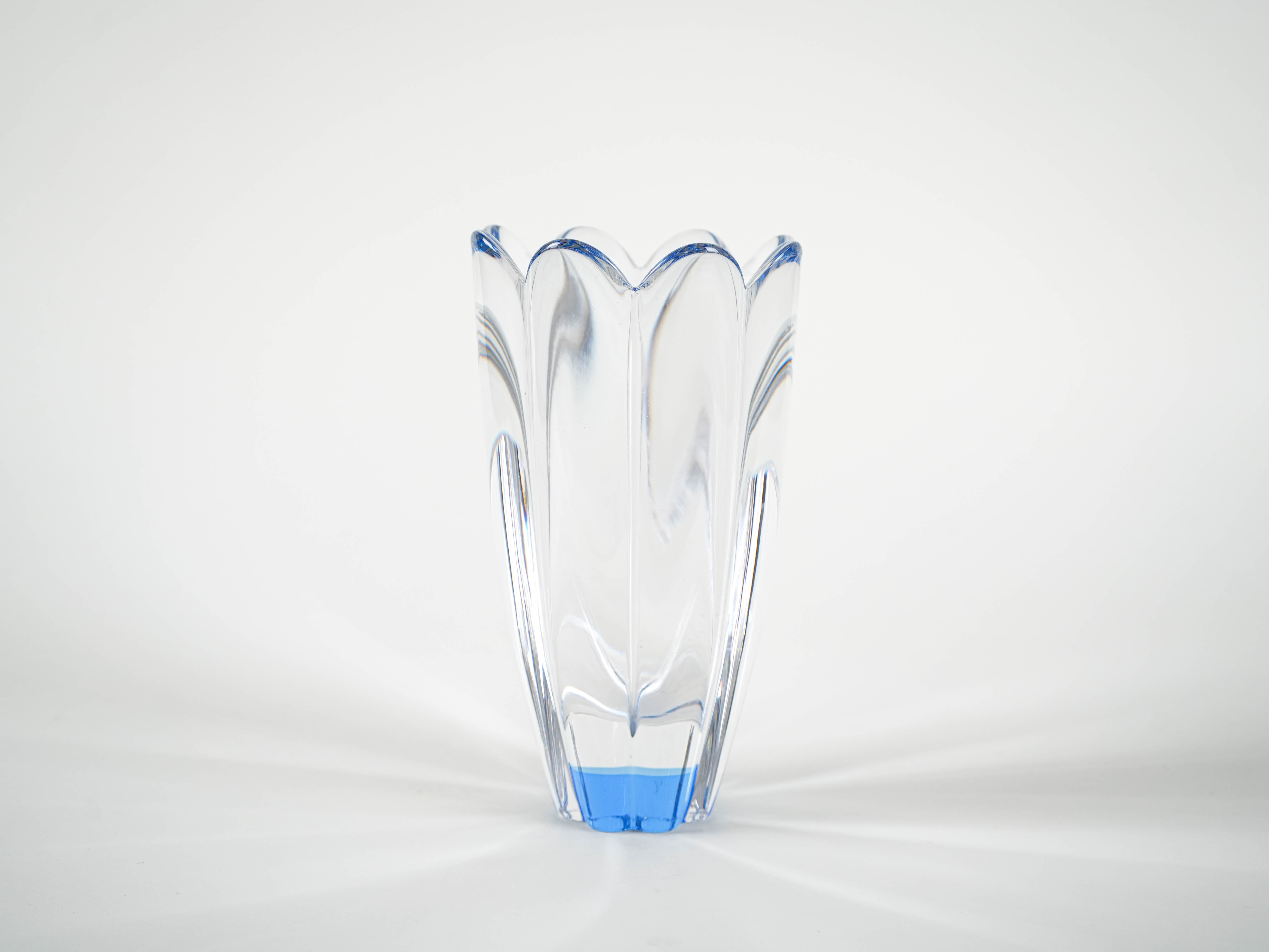 Mayflower glass vase, Swedish design, 1960s, designer: Jan Johansson, manuf