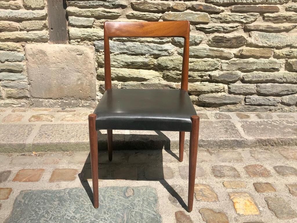 4 chairs Lübke, Germany, 1960s