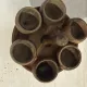 Vintage wooden egg cups – 6 pieces – 1950s