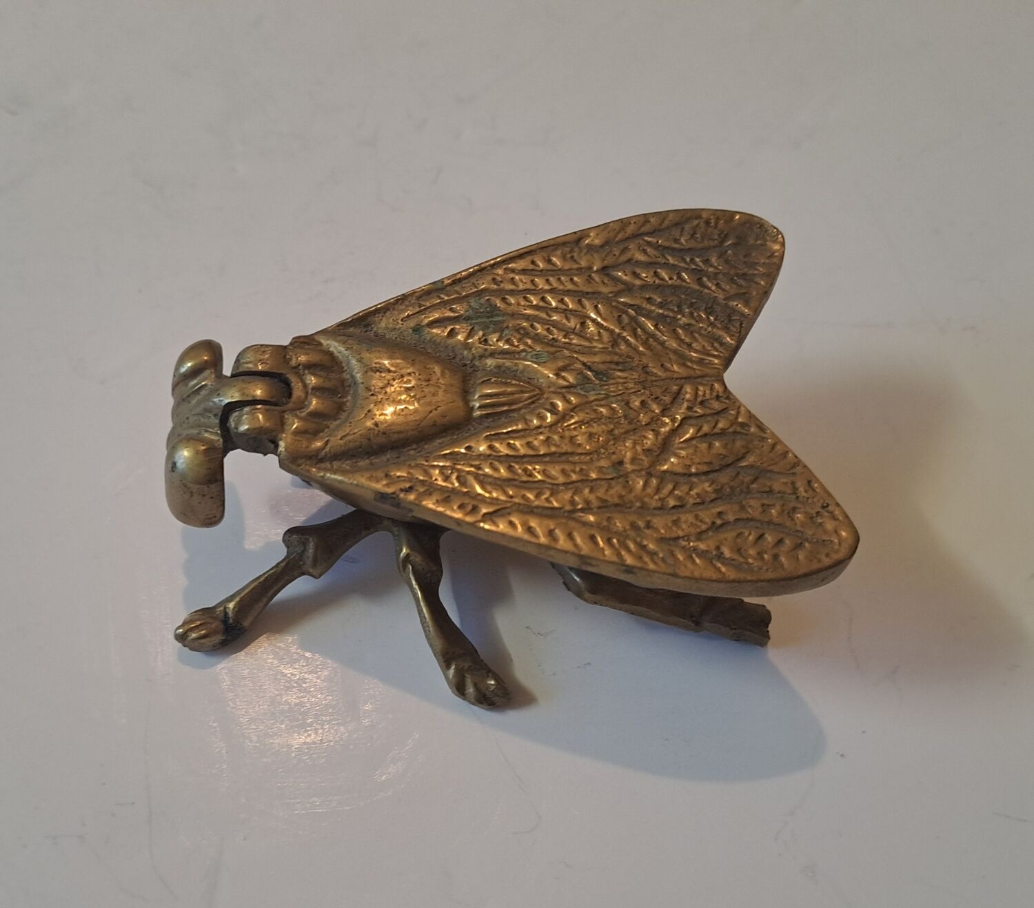 Brass fly ashtray