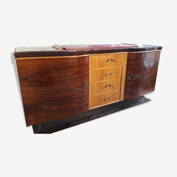 Sidebaord varnished wooden years 50/60