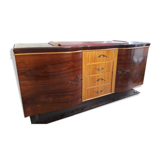 Sidebaord varnished wooden years 50/60