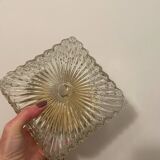 Lampe à poser en verre vintage