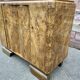 Enfilade art deco mid-century vintage 1950 ronce de noyer
