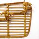 Rattan coat rack with 4 hooks, Italy, 1960s.