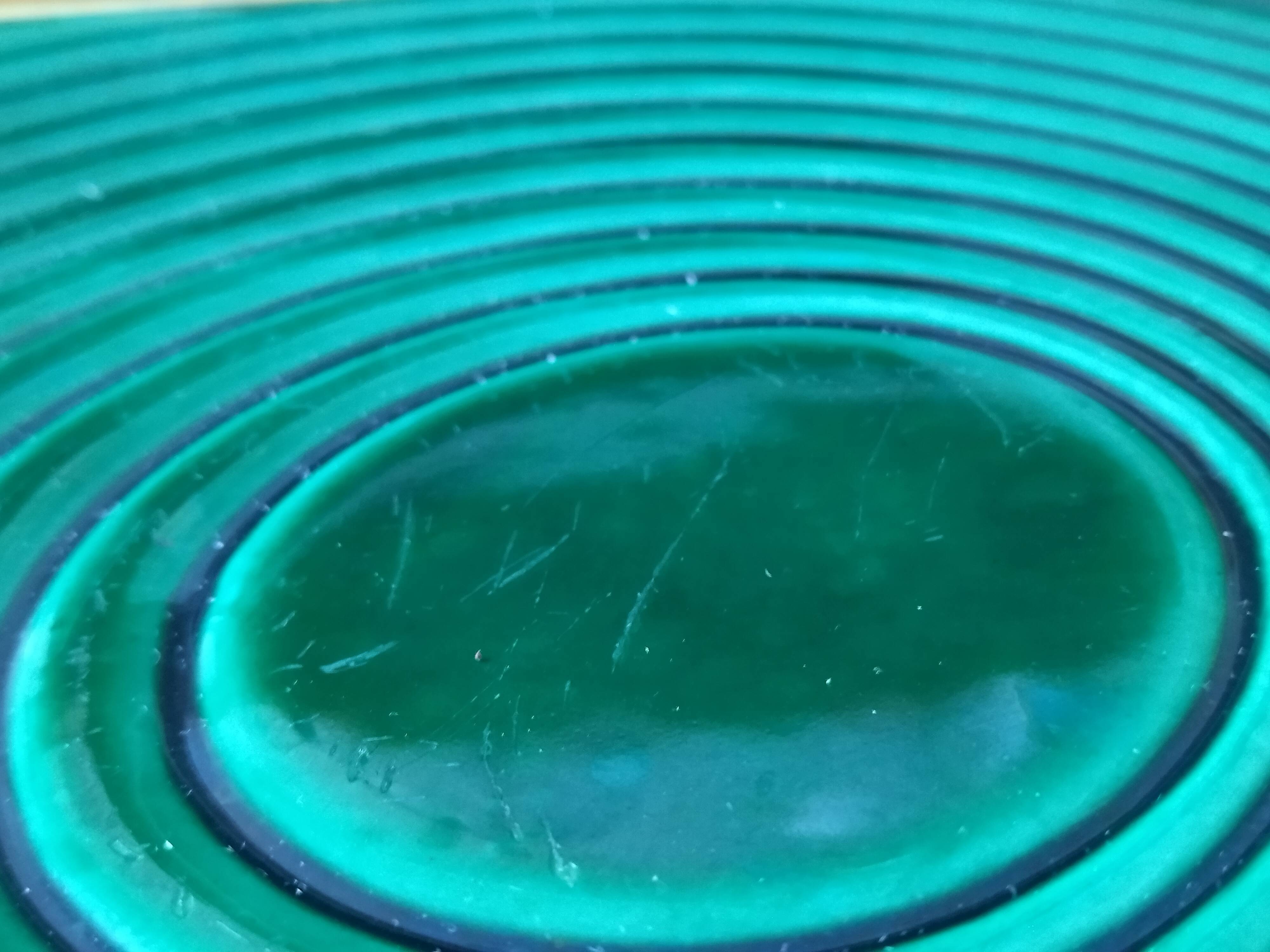 Old art deco table set in earthenware