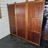 3-panel mahogany screen