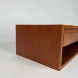 Étagère murale en teck No 127 de Kai Kristiansen, Aksel Kjersgaard.