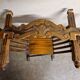 Pair of curule chairs known as Savonarole chairs - In carved wood