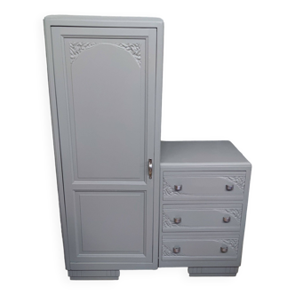 Asymmetrical wardrobe