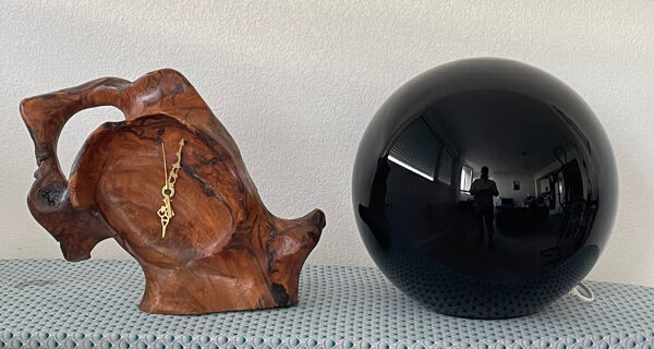 Lampe Boule Habitat vintage