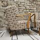 Pair of 1960 flowered armchairs