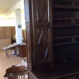 Vaisselier 4 portes en noyer