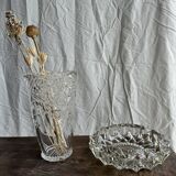 Très grand cendrier en verre classique D:16
