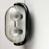 Wall Lamp Walnut Space Age Style Italian Modern Mid-Century by Achille Castiglioni for Flos, 1970s