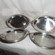 Lot de 10 plats ovales en inox