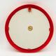 Miroir rond Mirage Arnaldo Radaelli orange années 70