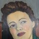 Portrait féminin – Pierre Morosini, 1956 – Huile sur toile, École de Paris