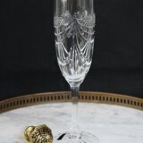 6 champagne flutes Cristal de Lorraine