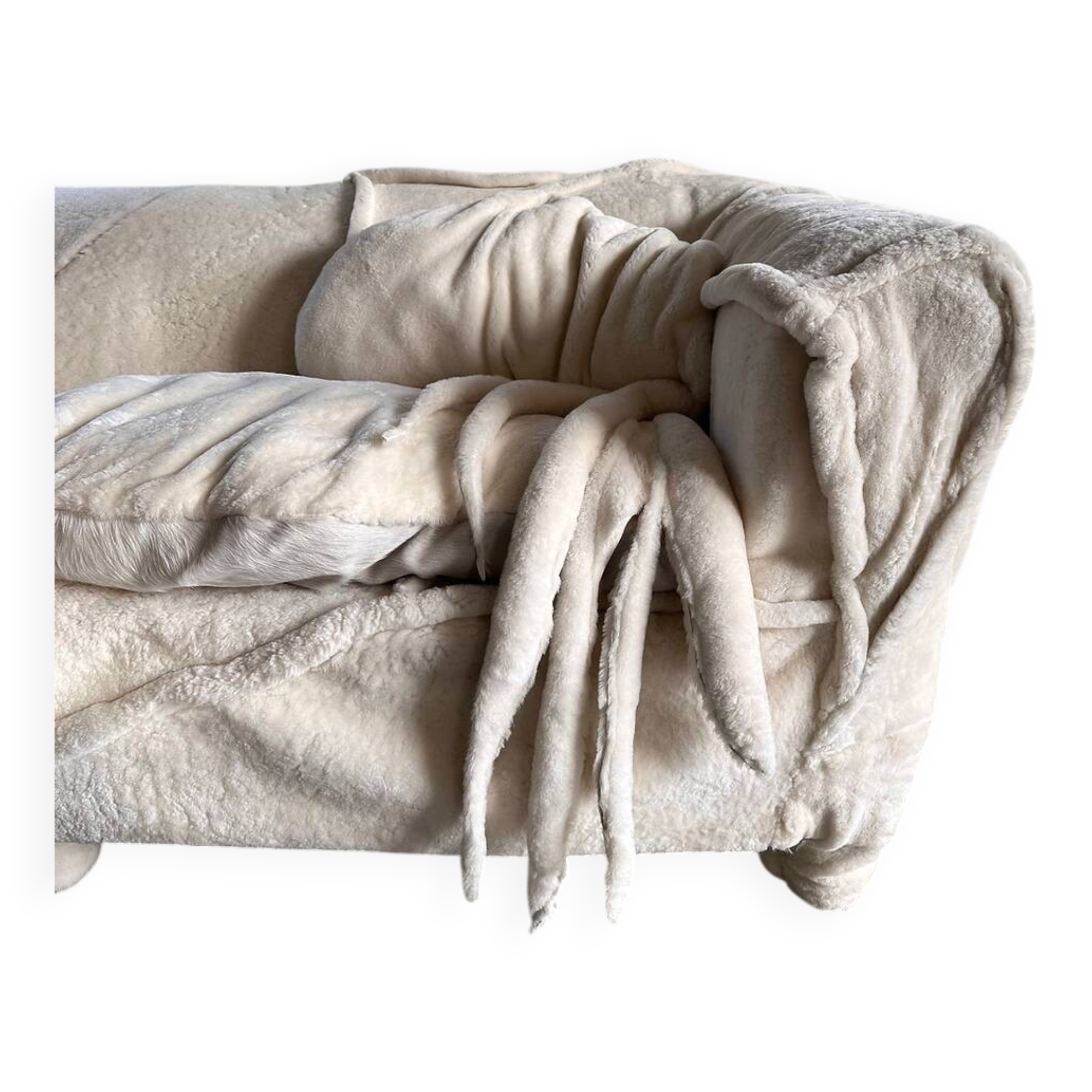 Vintage Sofa 'Octopus', upholstered by Carine Boxy, Belgium, 2024